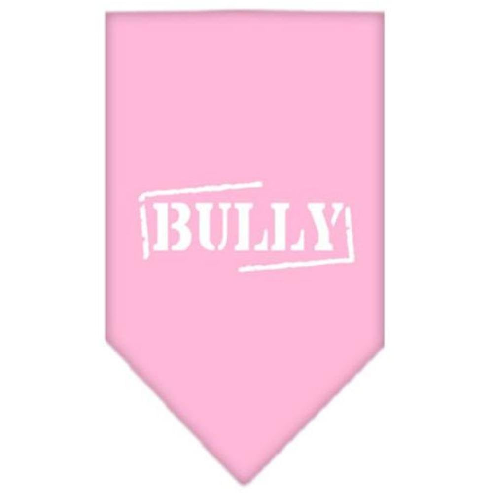Mirage Pet Products Bully Screen Print Bandana for Pets, Large, Light Pink