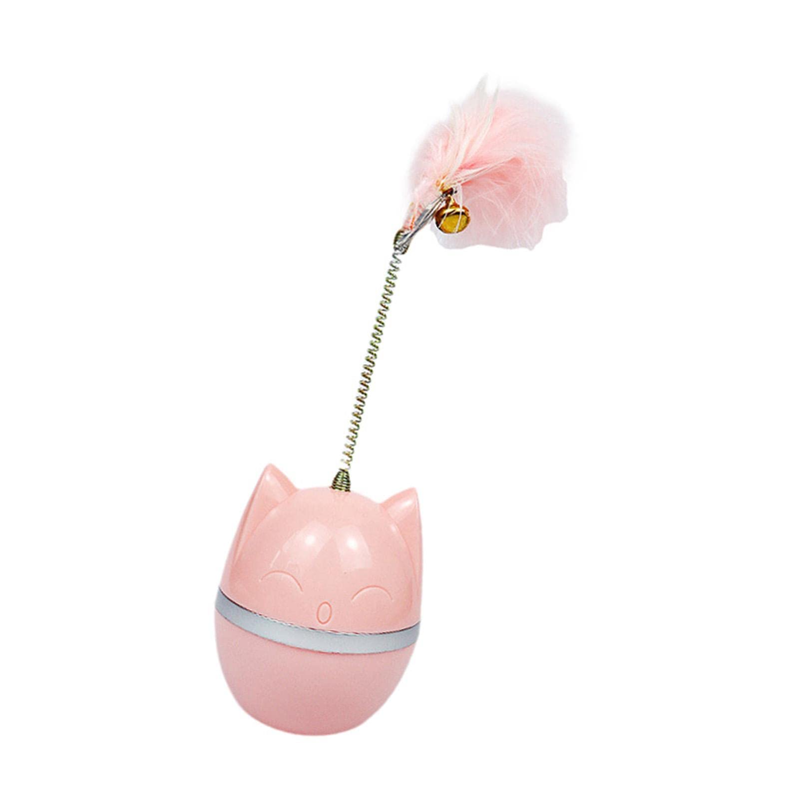 Ujeavette Fun Interactive Cat Toys Teaser Toys Toys Decor For Cats Kitten Pink