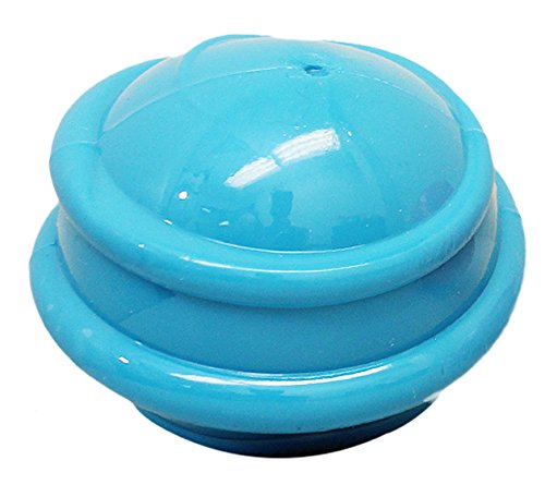 Reaowazo Chomper Extra Tough & Colorful Medium 3' Squeaky & Spiraled Tpr Ball - Size Toy
