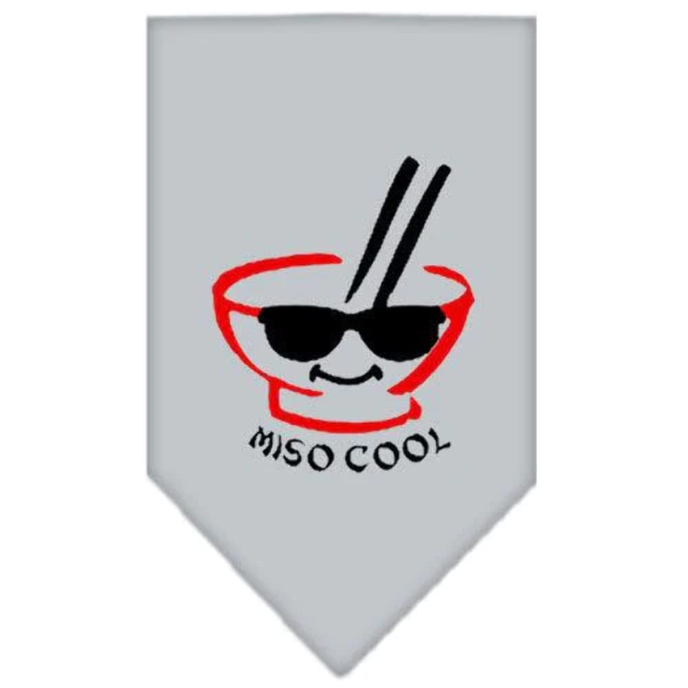 Mirage Pet Products Miso Cool Screen Print Bandana, Large, Cocoa
