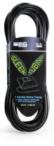 Lees Sleek Airline Tubing, 25-Foot, Black