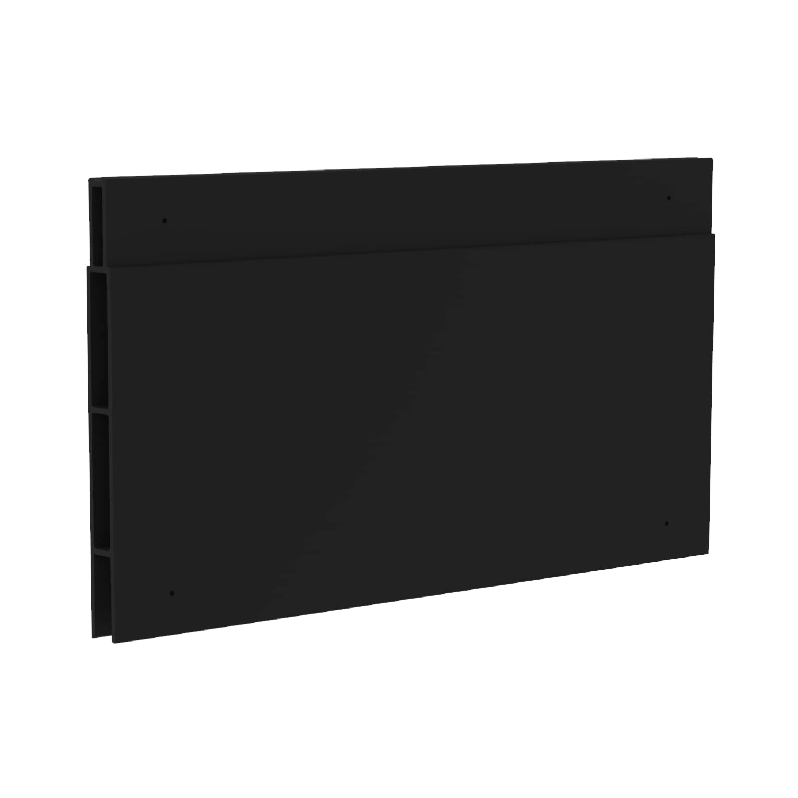 Hakuna Pets Patio Pet Door 3.9” Height Extension, Fits Screen Insert Panel For Large Doors, Black