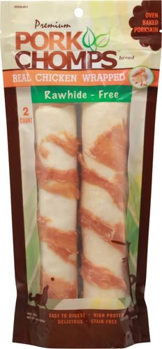 Pork Chomps Real Chicken Wrapped Rolls