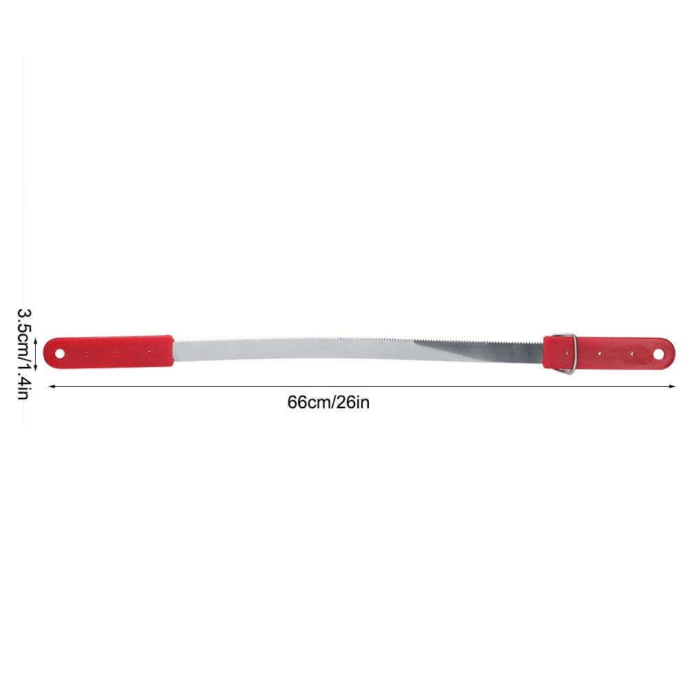 QANYEGN Stainless Steel Shedding Blade, Dog Shedder Scraper Tool Nonslip Handle, Multi Purpose Grooming Scratching ARY for Dogs,