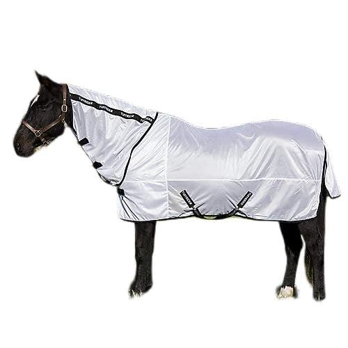 Tuffrider Comfy Mesh Combo Neck Fly Sheet - Porcelain Blue - 84