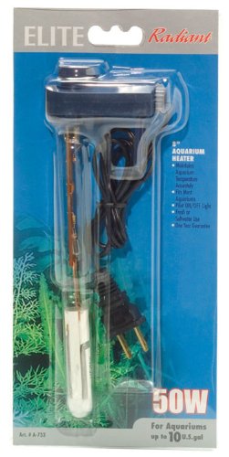 Elite Thermostatic Heater, 8-Inch/50-Watt