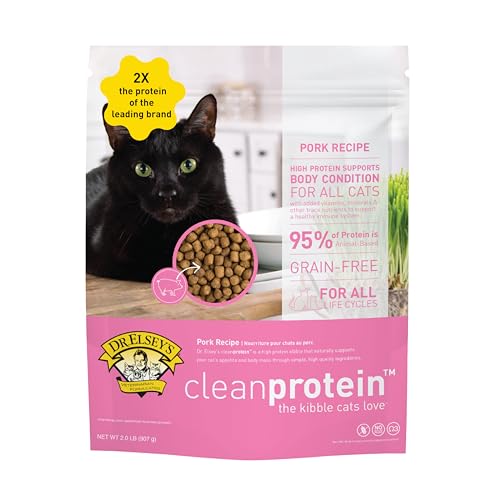 Dr. Elseys cleanprotein Pork Cat Kibble 6.6lb. Bag