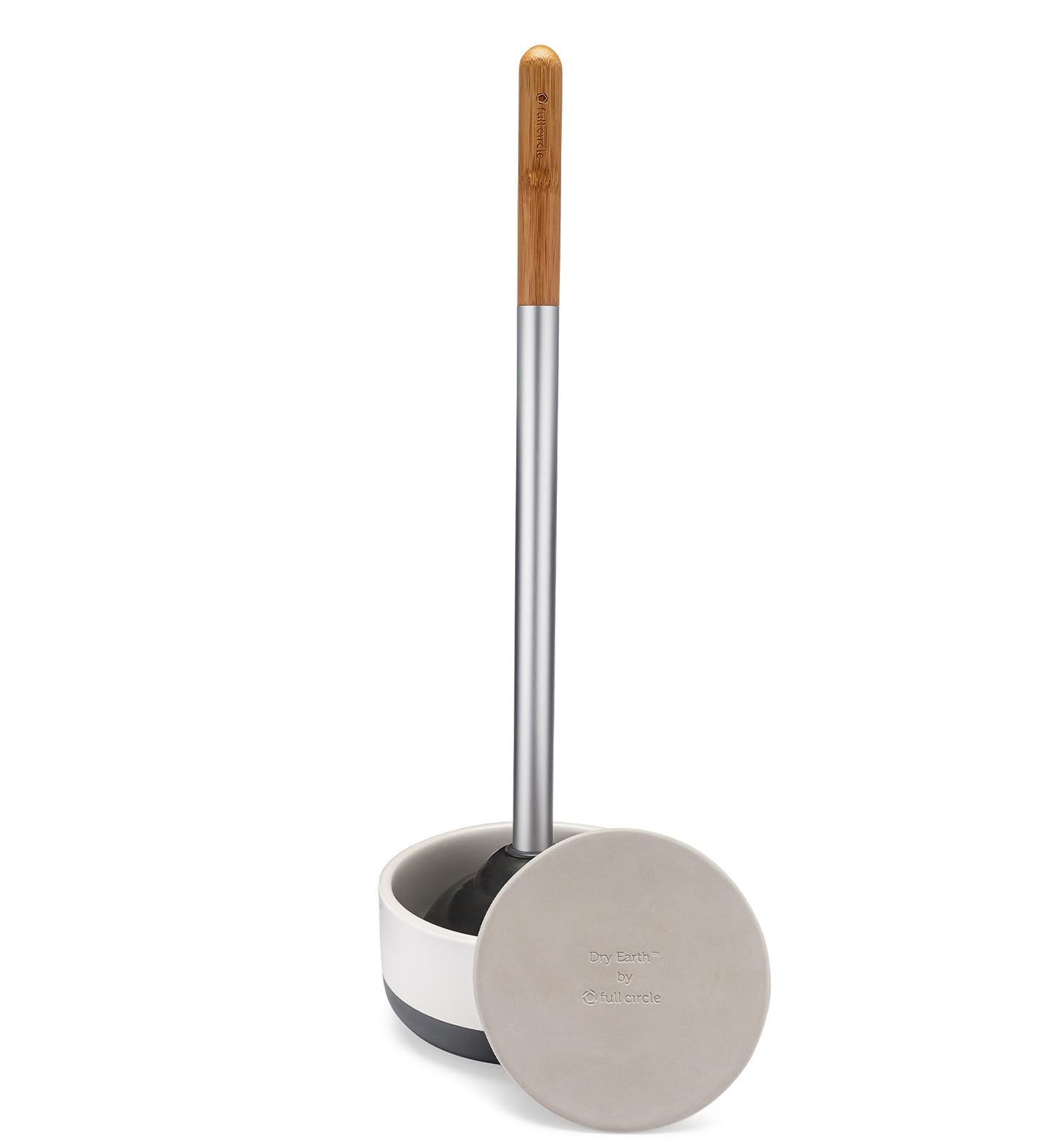 Full Circle Refill Component - Dry Earth Disk for Royal Plunge Toilet Plunger, Diatomaceous Earth for Mold & Mildew Prevention