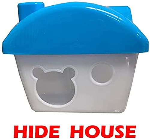 New 2/3/5-Levels Hamster Habitat Rodent Gerbil Mouse Mice Rats Animal Critter Cage (White/Blue)