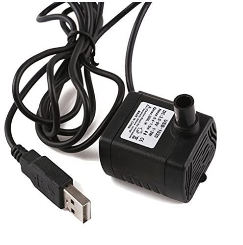 Driew USB Water Pump, Water Pump for Fountains Water Fountain Pump Submersible Water Pump 3W Dc 35-9V 200LH