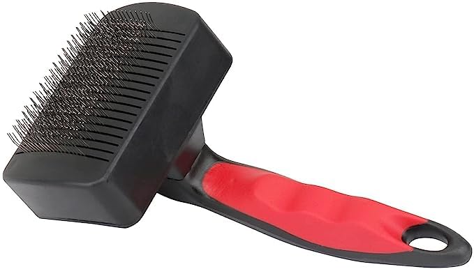 Woofy Pet SelfCleaning Auto Slicker Brush For Shedding Hair Pet Slicker Comb Brush For Shedding Long & Short Haired Dogs Deshed