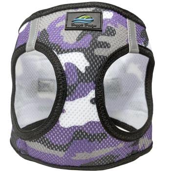 Doggie Design No Choke Dog Harness - Simple Step-In And Go Dog Vest For Small, Medium, And Large Breeds - Breathable Mesh Polyester Pet Harness - Purple Camo - Xl