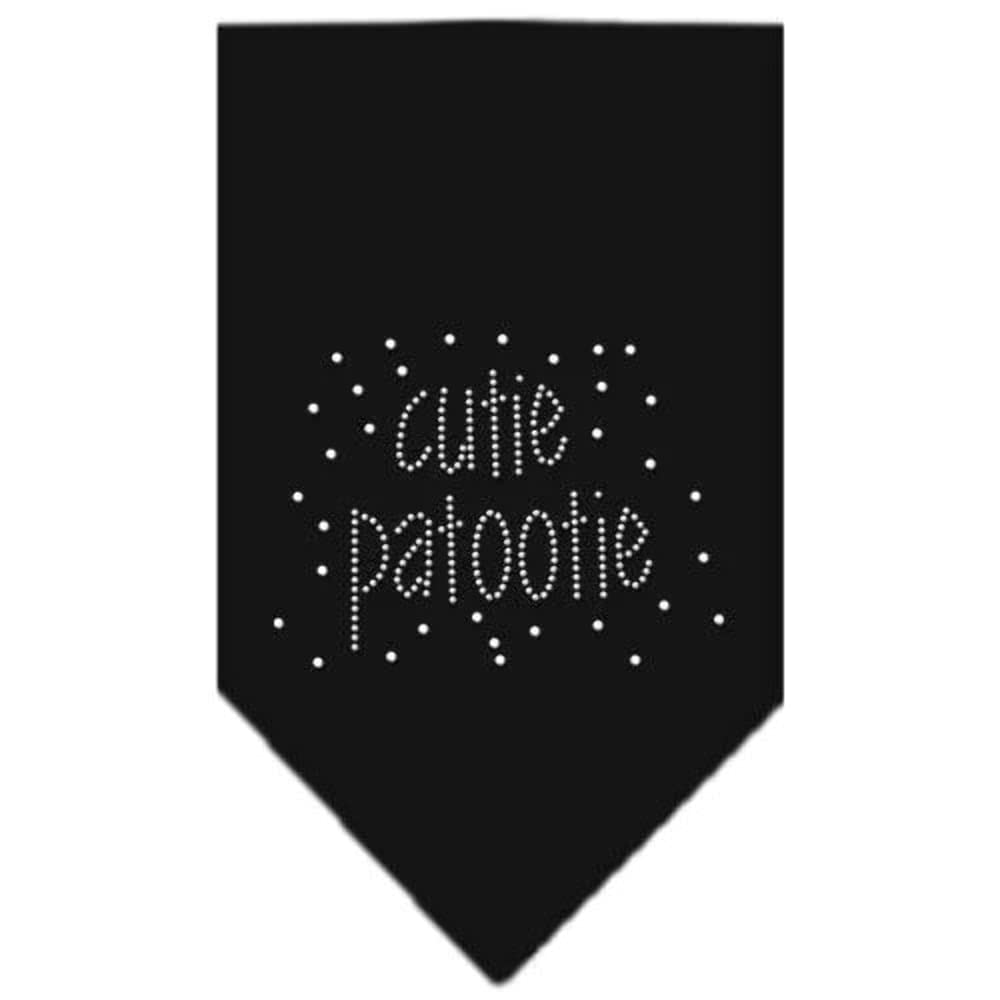 Mirage Pet Products Cutie Patootie Rhinestone Bandana, Small, Turquoise