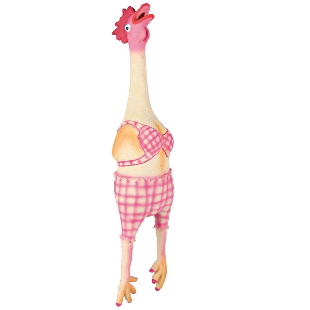 Trixie Hen Toy For Dogs48 Cm|Made With Durable And NonToxic Latex Material,Encourages Positive Chew Behaviour And Maintains De
