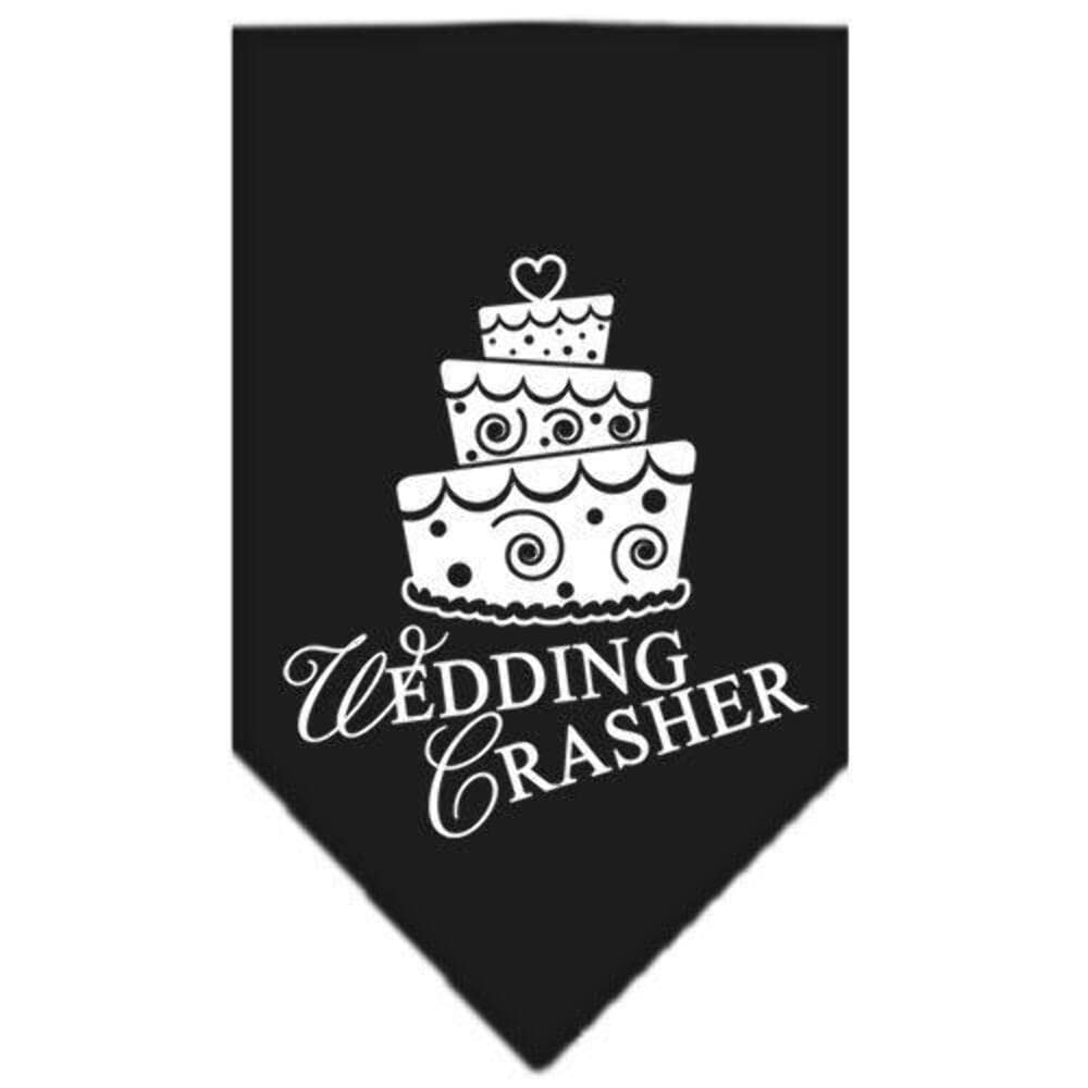 Mirage Pet Products Wedding Crasher Screen Print Bandana, Small, Cocoa