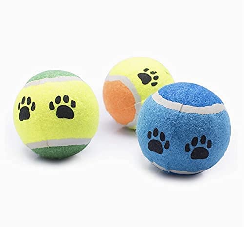 Kspups Dog Balls Toy | Dog Tennis Ball Rubber Balls For Puppy For Training, Play, Exercise And Fetch | Durable & Safe Pack Of3 