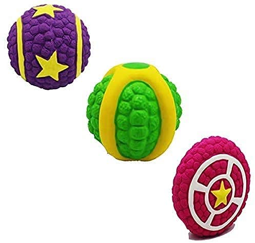Rvpaws Cat Toys Dog Toys 100% Clean Teeth & Massage Gum Toys & Squeaky Toys Soft Latex Dog Toys Floating Ball For Interactive Fe