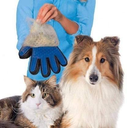 Rvpaws Pet Grooming Pet Grooming Gloves  Dog, Cat Bathing Scrubber Gloves  Pet Hair Remover Gloves  Deshedding, Massage For C
