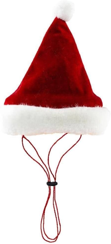 Huxley & Kent Pet Hat | Santa (Extra-Large) | Fun Christmas Holiday Hat For Dogs/Cats | Cute, Comfortable And Fun | Snugfit Stri
