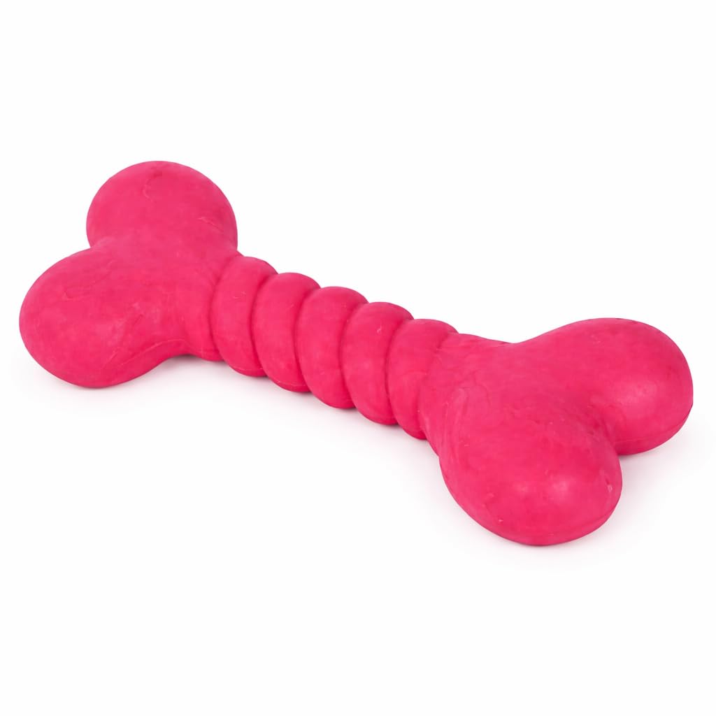 Asert Farming Solution Pvt. Ltd Dog Teeth Cleaning Toys Pack Of 4 | Interactive Dog Chew Bone Toys For Dental Care | Soft & Dura