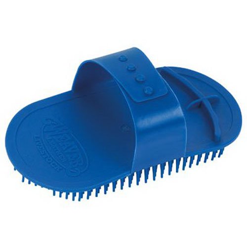 Weaver Leather Livestock Massage Brush, Blue