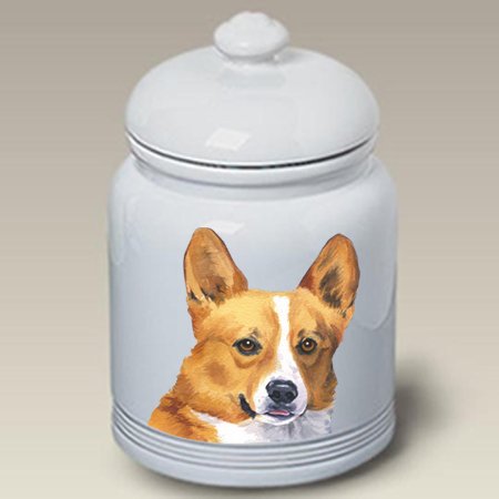 Best of Breed Corgi Pembroke Welsh T/W - Barbara Van Vliet Ceramic Treat Jars