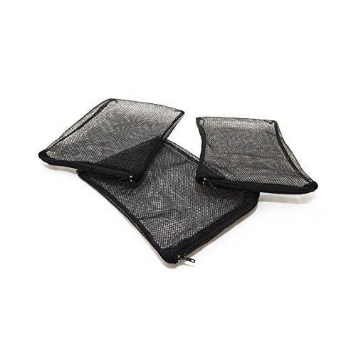 Cnz Universal Media Filter Bag For Ammonia Remover, Bio-Ball, Ceramic Ring, Pellet Carbon (8' X 5.5' 3-Pack Black)