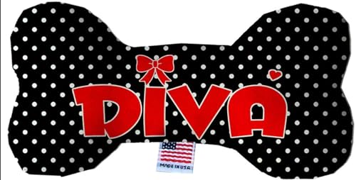 Pet and Dog Plush Heart or Bone Toy, "Valentine's Day Group" (Available in different sizes, and 8 different pattern options!) Diva 8" Plush Bone
