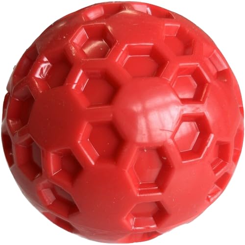 Bohobark NonToxic Rubber Stud Spike Hard Ball Chew Toy, Puppy/Dog Teething Toy