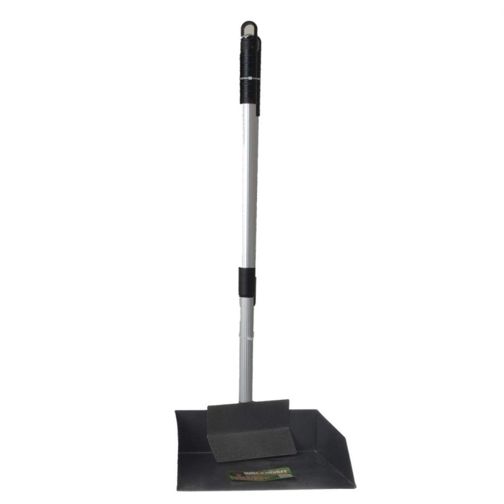 Precision Pet Little Stinker Heavy Duty Pooper Scoop, Extendable Handle, Small, Silver/Black, Model PN66200-KW