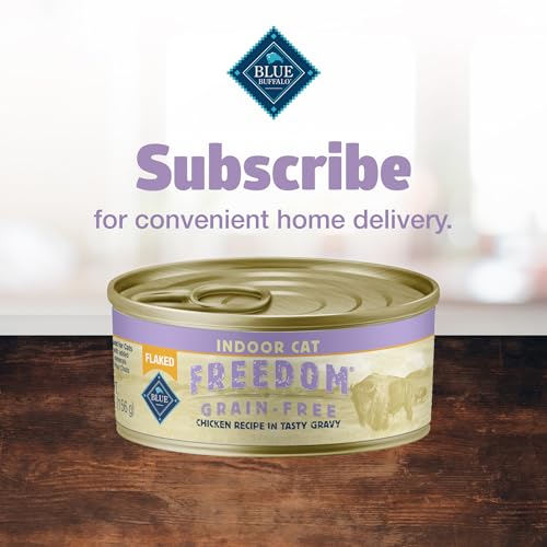 Blue Buffalo Freedom Grain-Free Adult Wet Cat Food, Complete & Balanced Nutrition for Indoor Cats, Made with Natural Ingredients