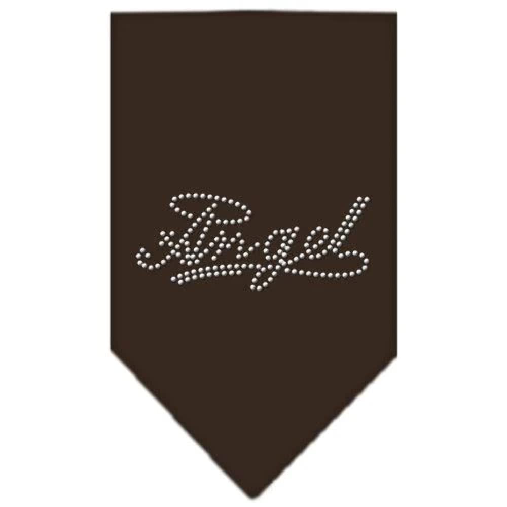 Mirage Pet Products Angel Rhinestone Bandana, Large, Purple