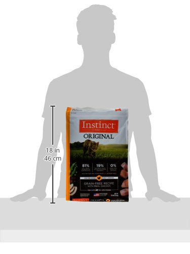 Instinct Original Grain Free Recipe with Real Chicken Natural Dry Cat Food, 11 lb. Bag