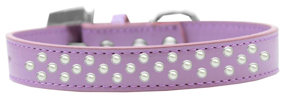 Dog, Puppy & Pet Fashion Collar, Pearl Rimsets Sprinkles Lavender 18