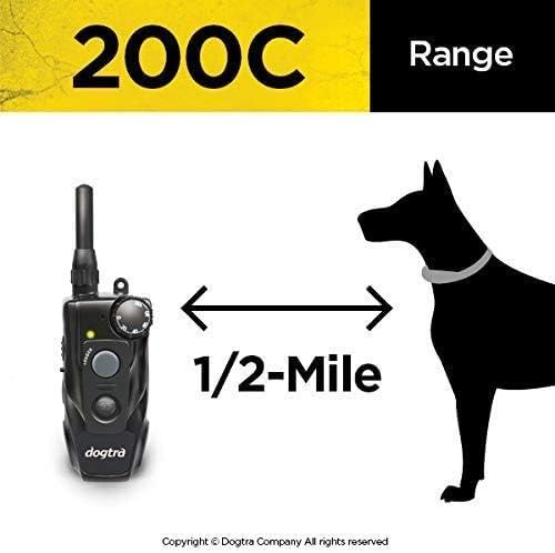 Dogtra 200C Waterproof ½-Mile One-Handed Operation Remote Training Dog E-Collar
