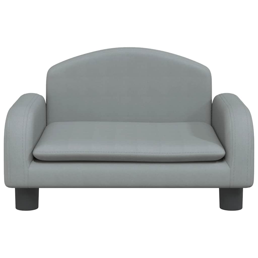 vidaXL Dog Bed Light Grey 50x40 x 11.8  Fabric
