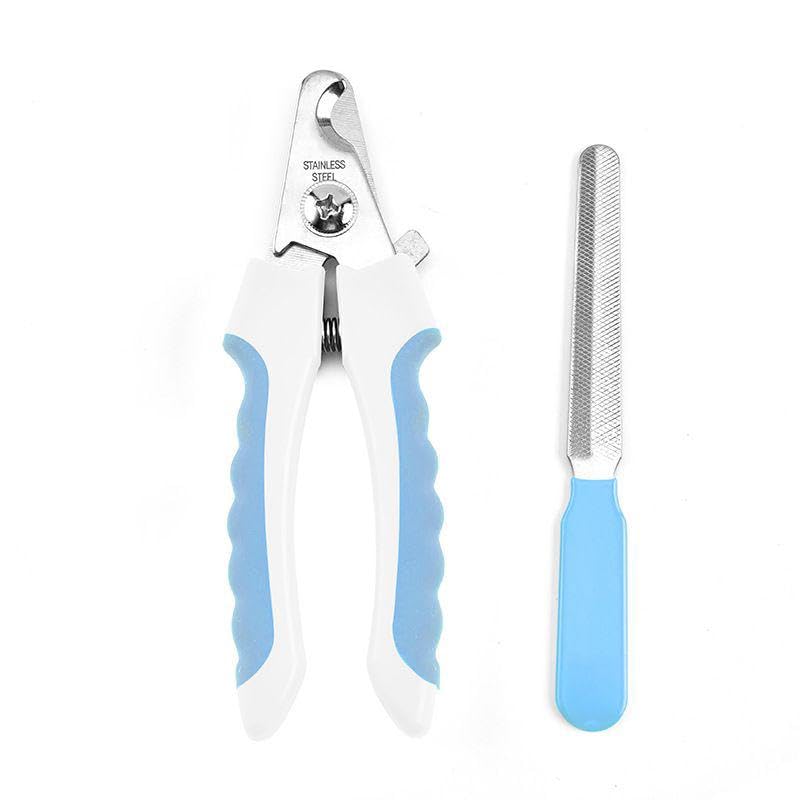 Dog Nail Trimmers and Cat Nail Clipper Set - Professional Dog Nail Clippers for Small Breeds, Heavy Duty Pet Trimmers, Safe Cat 
