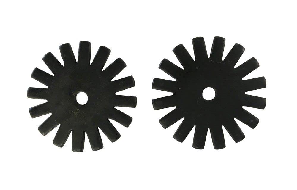 Aj Tack Spur Rowels Black 1 1/4' X 5 Pt