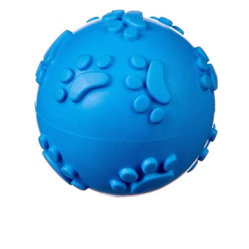 Dog Trust Natural Latex Rubber Squeaky Ball Dog Toy  (Claw Ball) Small to Medium Dogs & Puppy | Durable, Cute Puppy Paw, Fetch 