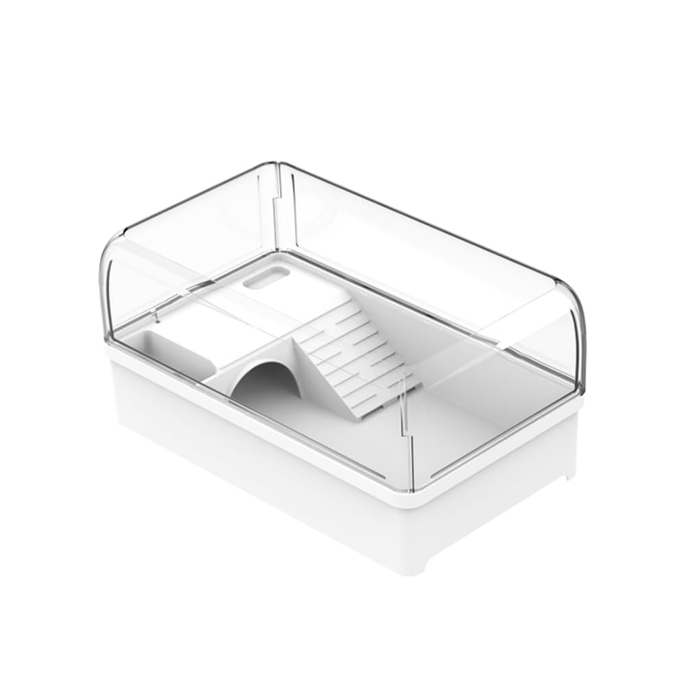 Flushbay Turtle Tank With Basking Platform Multi-Functional Areas Acrylic Turtle Aquarium Tank With 360 Panoramic View For Turtl