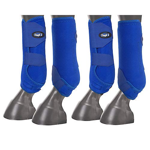 Tough 1 Extreme Vented Sport Boots Set, Royal Blue, Large