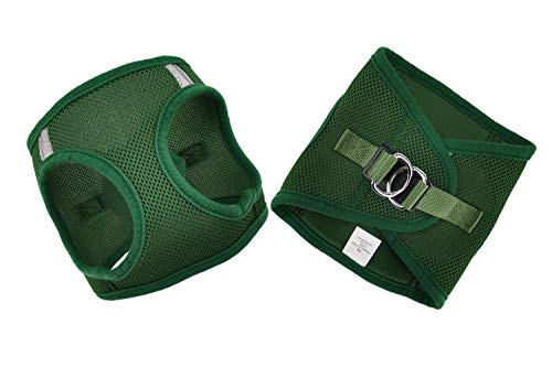 Doggie Design No Choke Dog Harness - Simple Step-In And Go Dog Vest For Small, Medium, And Large Breeds - Breathable Mesh Polyester Pet Harness - Dark Forest Green - 3Xl
