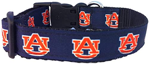 College Dog Collar (Medium, Auburn)