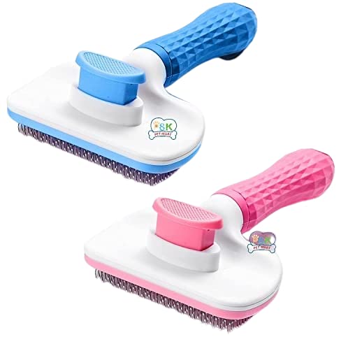 Psk Pet Mart Slicker Dog Comb Brush Pet Grooming Brush Daily Use To Clean Loose Fur & Dirt Great For Dogs And Cats With Medium L