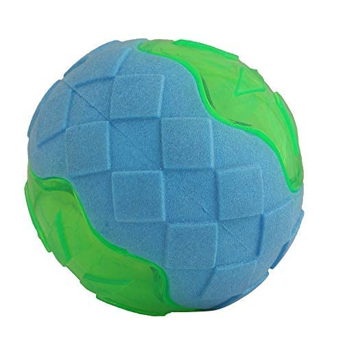 Rvpaws Dog Toy Led Squeaker Ball Diamond Ball Toy Interactive Ball For Dogs Medium Size Dog Floating Toy  Color As Per Availabl