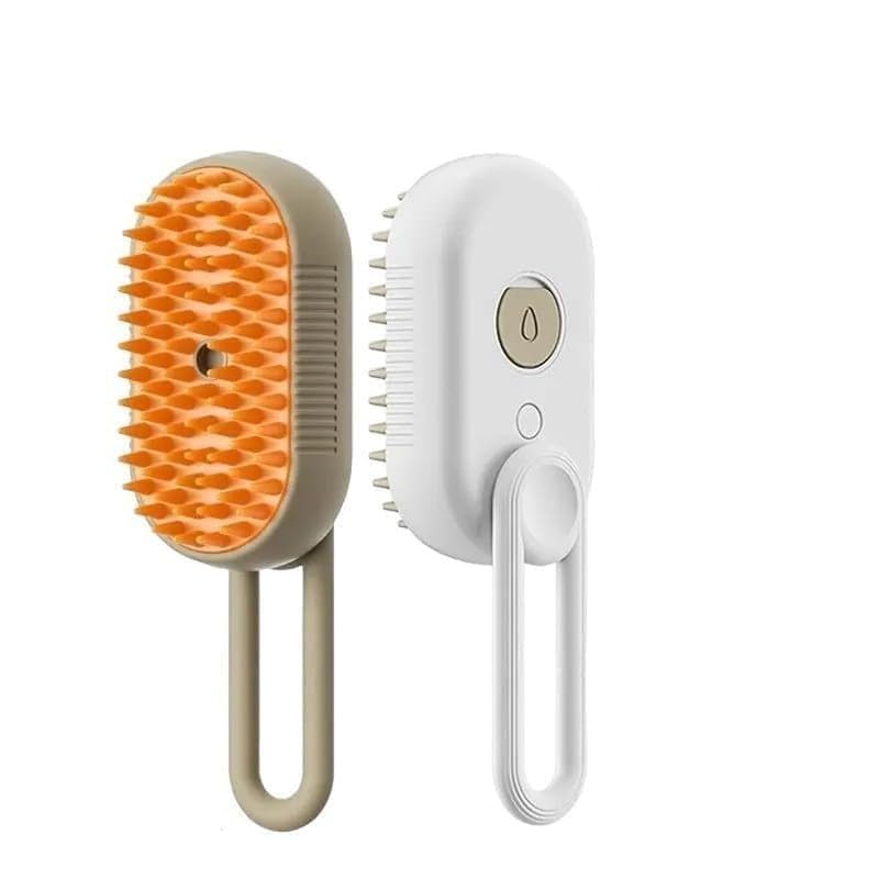 Xibo 3 In 1 Spray Pet Brush Electric Pet Steam Brush,Touch Spray Pet Hair Removal, 360Rotating Handle Cat Brush With Steam Silic