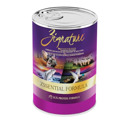 Zignature Zssential Formula Wet Canned Dog Food 13oz, case of 12