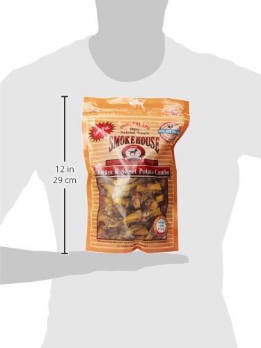 Smokehouse 100-Percent Natural Chicken And Sweet Potato Combo Dog Treats, 16-Ounce