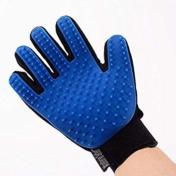 Gbex Cleaning Hair Brush Comb Animal Massage Hair Removal Dog Grooming True Touch Shedding Brush Bath Gloves Dog Gloves