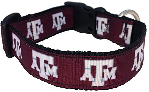 College Dog Collar (Small, Texas A&M)